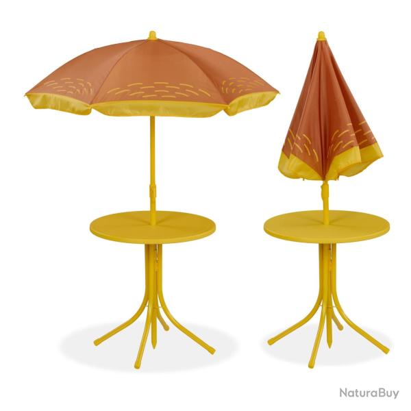 Salon de jardin enfant mobilisable ext�rieur 53 x 49,5 x 87,5 cm design original pratique en plasti