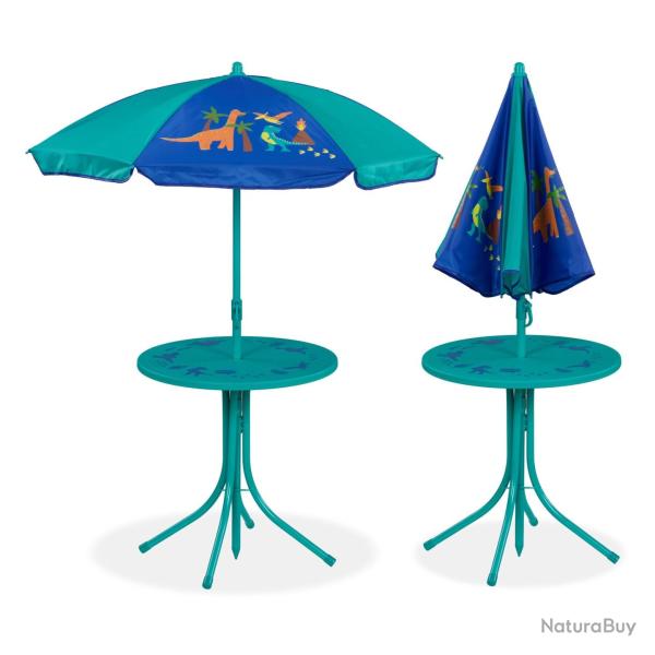 Salon de jardin enfant mobilisable ext�rieur 53 x 49,5 x 87,5 cm design original pratique en plasti