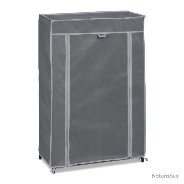 Armoire � chaussures en tissu 90 x 60 x 30 cm rangement pratique 5 compartiments ambiance moderne e