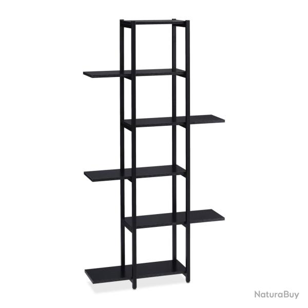 �tag�re � plantes avec 6 niveaux pour salon ou v�randa 150 x 78 x 24 cm en m�tal noir 13_0010981