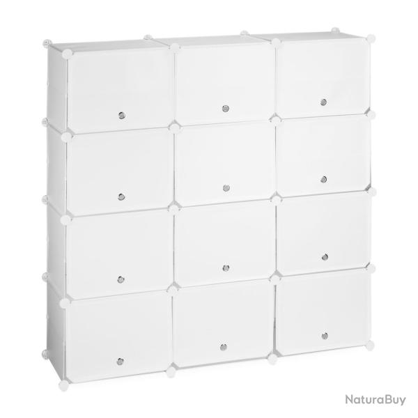 �tag�re � chaussures modulable rangement optimal 24 compartiments 120 x 30 x 80 cm en plastique bla