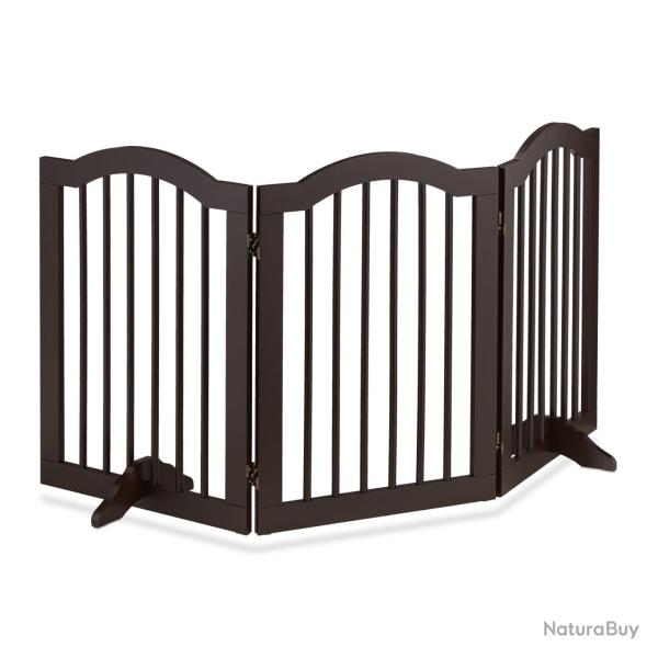 Barri�re de s�curit� pliable pour chiens int�rieur 70 x 80 cm protection optimale escalier chemin�e