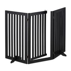 Barri&egrave;re de s&eacute;curit&eacute; r&eacute;glable pour animaux 92 x 78 x 2 cm utilisation int&eacute;rieure anti-chutes design