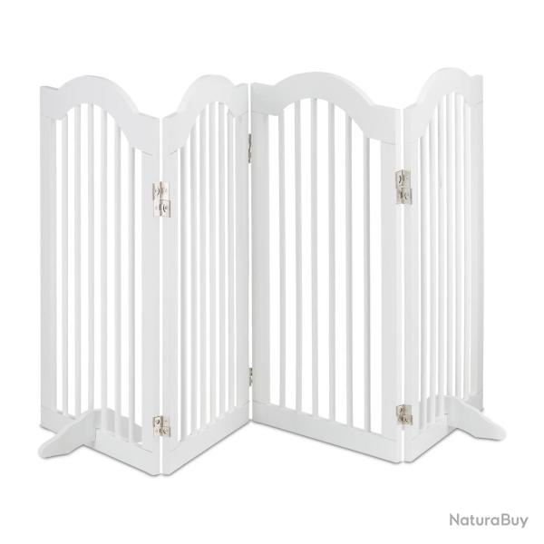 Barri�re de s�curit� ajustable pour animaux 92 x 72 cm installation flexible design contemporain en