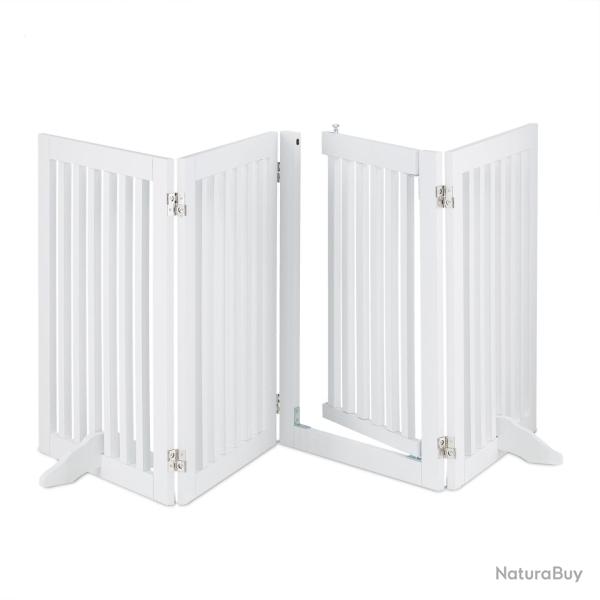 Barri�re de s�curit� r�glable pour animaux domestiques 70 x 90 cm installation flexible style conte