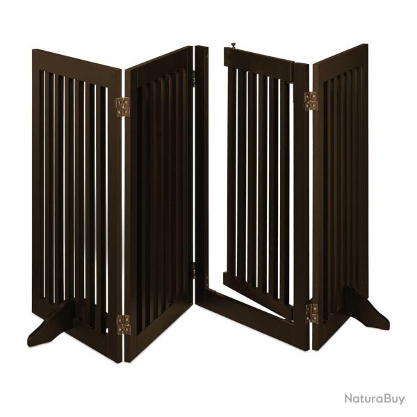Barri�re de s�curit� r�glable moderne int�rieur 92 x 74 cm protection animaux porte pratique en m�t