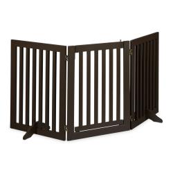 Barri&egrave;re de s&eacute;curit&eacute; pliable pour animaux domestiques 70 x 70 x 1 cm design moderne int&eacute;rieur en bo
