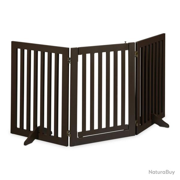 Barri�re de s�curit� pliable pour animaux domestiques 70 x 70 x 1 cm design moderne int�rieur en bo