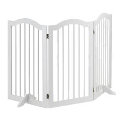 Barri&egrave;re de s&eacute;curit&eacute; r&eacute;glable 92 x 3 x 60 cm protection pour animaux domestiques finition &eacute;pur&eacute;e en
