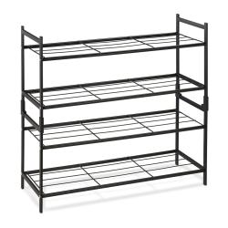 &Eacute;tag&egrave;re &agrave; chaussures empilable moderne entr&eacute;e 70 x 26 x 33,5 cm rangement ordonn&eacute; 6 paires en plast