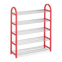 &Eacute;tag&egrave;re &agrave; chaussures ouverte pour enfants 70 x 57,5 x 18,5 cm design color&eacute; pratique en plastique r