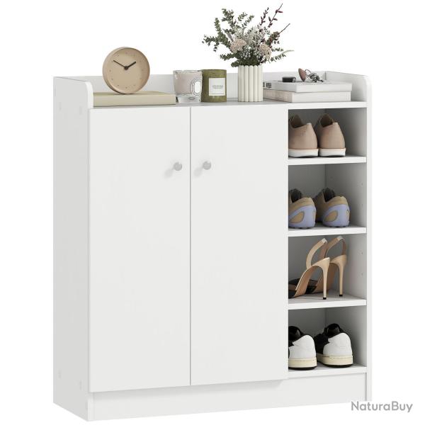 Armoire � chaussures entr�e 83 x 30 x 90 cm gain de place �tag�re r�glable moderne �pur� en panneau