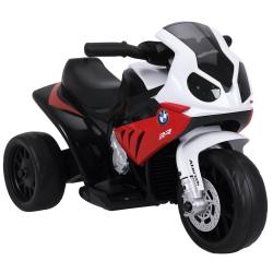 Moto &eacute;lectrique 3 roues enfant 66 x 37 x 44 cm anti-basculement phares et musique design tendance e