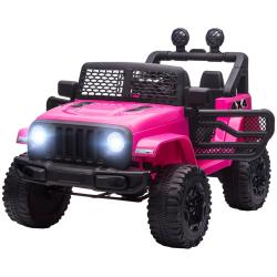 Voiture &eacute;lectrique enfant tout terrain 100 x 65 x 72 cm t&eacute;l&eacute;commande parentale phares &agrave; led design