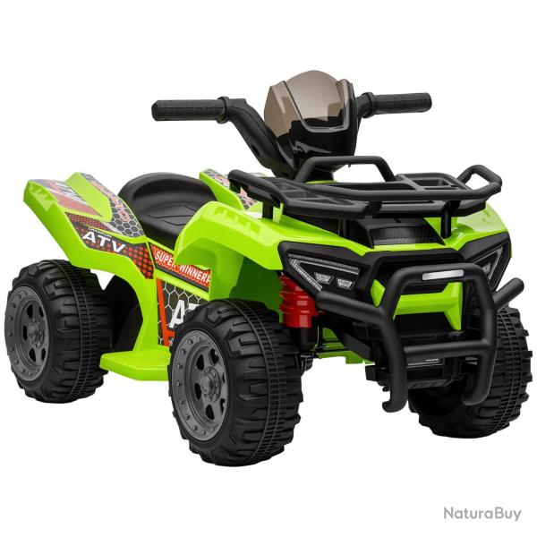 Quad �lectrique enfant tout-terrain 70 x 42 x 45 cm vitesse 2 km/h autonomie 45 min jardin design m