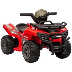 Quad &eacute;lectrique enfant tout-terrain 70 x 42 x 45 cm assise antid&eacute;rapante autonomie 45 min style mod