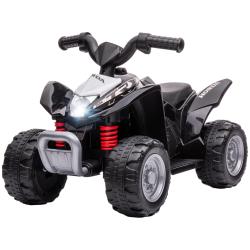 Quad &eacute;lectrique enfant jardin 1.5-3 ans 65.5 x 38.5 x 43.5 cm phares led autonomie 45 min design mo