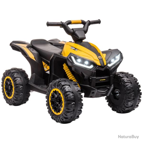 Quad �lectrique enfant tout-terrain 83 x 53 x 55.5 cm 2 vitesses 3-6 km/h si�ge ergonomique design