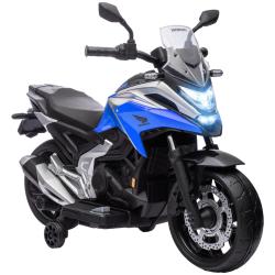 Moto &eacute;lectrique porteur enfant l&eacute;ger 107 x 46 x 75 cm roues 31 cm d&eacute;marrage facile phares moderne t
