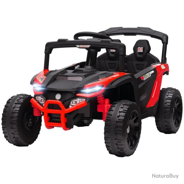 Voiture �lectrique enfant buggy utv tout terrain 88 x 57.5 x 55.5 cm t�l�commande suspension modern