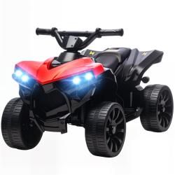 Quad &eacute;lectrique enfant vtt 70 x 42 x 45 cm musique int&eacute;gr&eacute;e phares lumineux confortable design mode