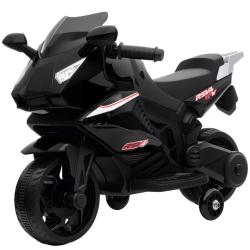 Moto &eacute;lectrique enfant forme r&eacute;aliste 75 x 36 x 49 cm stabilit&eacute; et phares lumineux moderne tendance