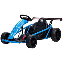 Kart &eacute;lectrique pour enfant 119 x 77 x 54 cm d&eacute;rive contr&ocirc;l&eacute;e vitesse 6-13 km/h design contemporain