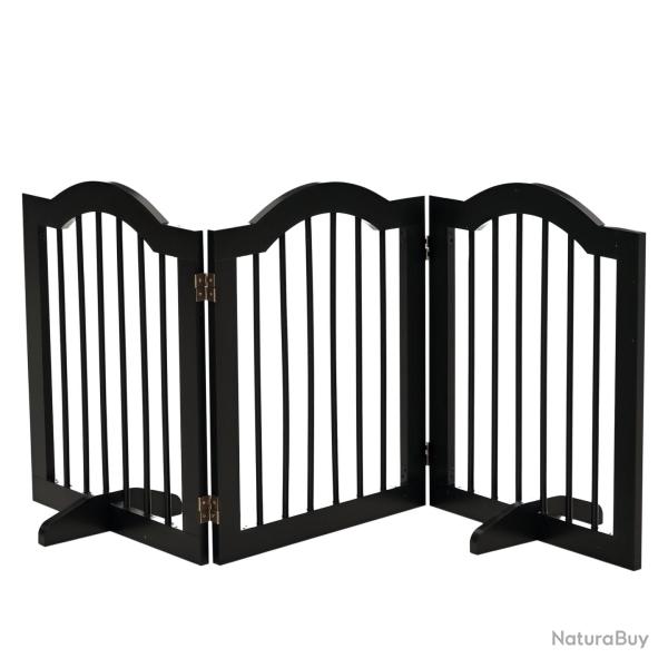 Barri�re de s�curit� pour animaux modulable pliable 154.5 x 61 cm protection entr�e couloir moderne
