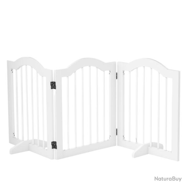 Barri�re de s�curit� pliable pour chiens 154.5 x 29.5 x 61 cm protection d'escalier �ducative moder