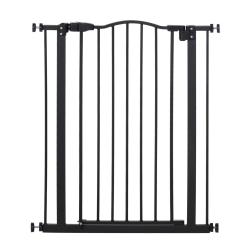 Barri&egrave;re de s&eacute;curit&eacute; pour chien 74-80 x 94 x 4 cm fermeture automatique double verrouillage moderne