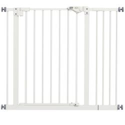 Barri&egrave;re de s&eacute;curit&eacute; pour animaux 74-94 x 77 cm largeur r&eacute;glable fermeture automatique design moder