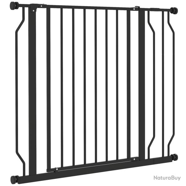 Barri�re de s�curit� pour animaux escalier 75-95 x 76 cm double verrouillage ouverture double sens