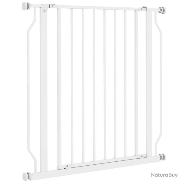 Barri�re de s�curit� pour animaux entr�e couloir 75-85 x 76 cm r�glable double verrouillage moderne