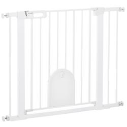 Barri&egrave;re de s&eacute;curit&eacute; animaux porte fermeture automatique verrou double 76 x 103 x 3 cm pratique mod