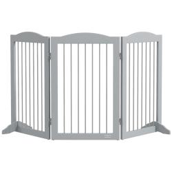 Barri&egrave;re de s&eacute;curit&eacute; pliable 3 panneaux 154 x 30 x 80 cm stabilit&eacute; s&eacute;curis&eacute;e montage rapide au sol