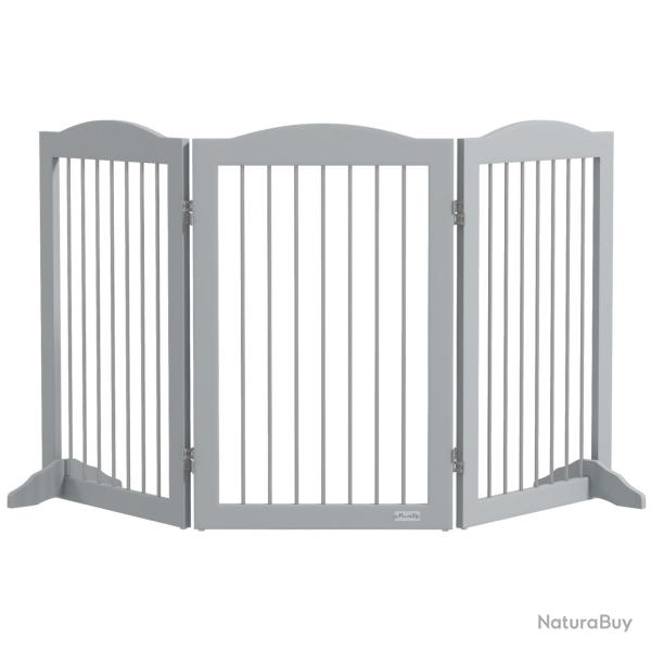 Barri�re de s�curit� pliable 3 panneaux 154 x 30 x 80 cm stabilit� s�curis�e montage rapide au sol