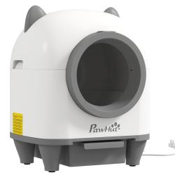 Bac &agrave; liti&egrave;re pour chats autonettoyant 55.5 x 51 x 60 cm connect&eacute; avec diffuseur int&eacute;gr&eacute; design mod