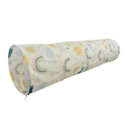 Tunnel de jeu color&eacute; int&eacute;rieur ext&eacute;rieur 180 x 45 cm favorise l'imagination pop-up en polyester rou