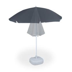 Parasol r&eacute;glable en hauteur 180 cm design classique terrasse jardin 193 x 180 x 111 cm en polyester