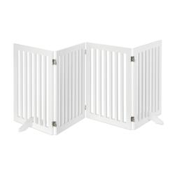 Barri&egrave;re de protection multifonctionnelle escaliers 70 x 51 x 2 cm stabilit&eacute; optimale en MDF blanc