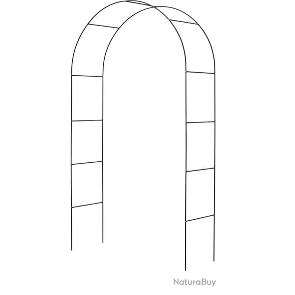 Arche de jardin r�glable pour rosiers 195 x 140 x 38 cm soutien solide plantes grimpantes ambiance