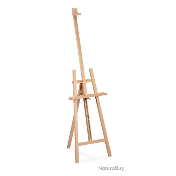 Chevalet r�glable pour artistes et enfants bois 75 x 60 x 128 cm pliable design pratique en h�tre n