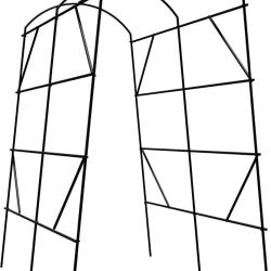 Arceau de jardin pour concombres et l&eacute;gumes 230 x 140 x 198 cm structure r&eacute;sistante intemp&eacute;ries en