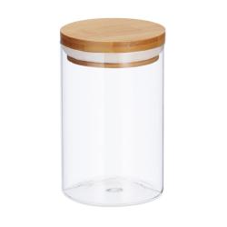 Lot de 3 pots de stockage en verre transparent cuisine 16 x 9,5 cm multifonctionnels style moderne