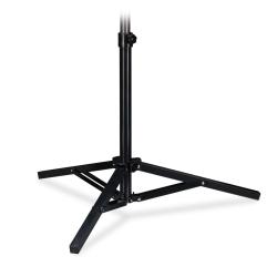 Pied de parasol pliant mobile jardin terrasse balcon 76 x 76 x 55 cm en acier noir 13_0008321