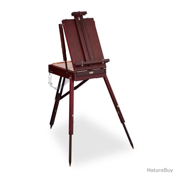Chevalet de peinture portable avec accessoires inclut 100 x 70 x 180 cm&nbsp; pour d�butants et ava