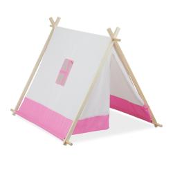 Tente de jeux d&eacute;corative pour chambre d'enfant 150 x 100 x 100 cm avec fen&ecirc;tres et acc&egrave;s facile en