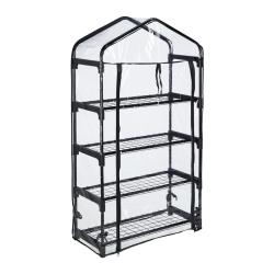 Serre de jardin verticale compacte balcon 70 x 40 x 40 cm protections contre intemp&eacute;ries en plastiq