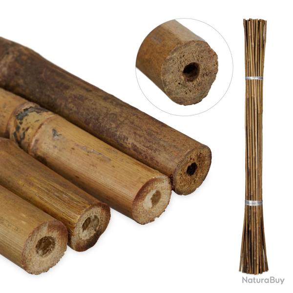 Lot de 40 tuteurs en bambou naturel pour plantes grimpantes 105 cm d�co ambiance asiatique en bambo