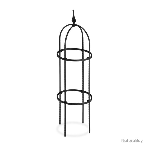 Lot de 2 treillis d�coratifs pour plantes grimpantes jardin 85 cm en m�tal vert 13_0011738